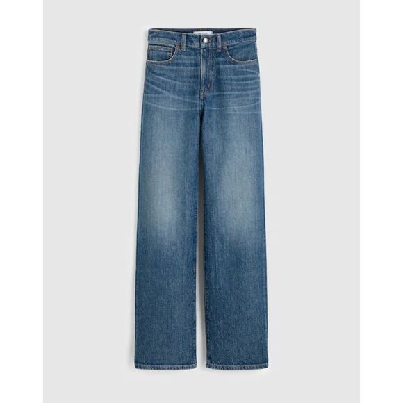 Madewell The Plus Perfect Vintage Wide-Leg Jean Harvey Wash Comfort Stretch 24W - Picture 5 of 7